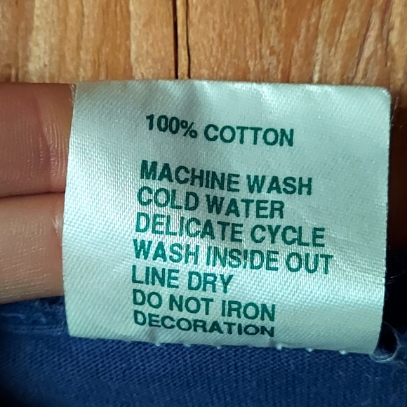 Synee Apparel Vintage Blue Gray Cotton Native Inspired T-Shirt - Picture 4 of 8